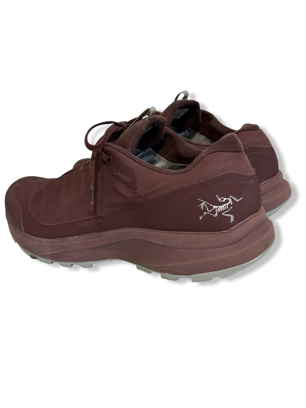 Arc'teryx Men's Aerios FL GoreTex Low Trail Shoes - Burgundy